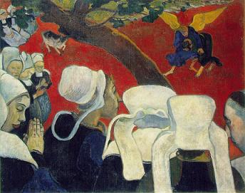 gauguinThe Vision After the Sermon1888(Jacob Wrestling with the Angel) e.JPG